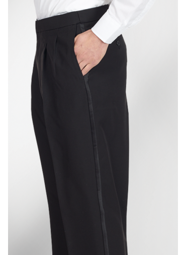 Com-Fit Pleated Tuxedo Pants