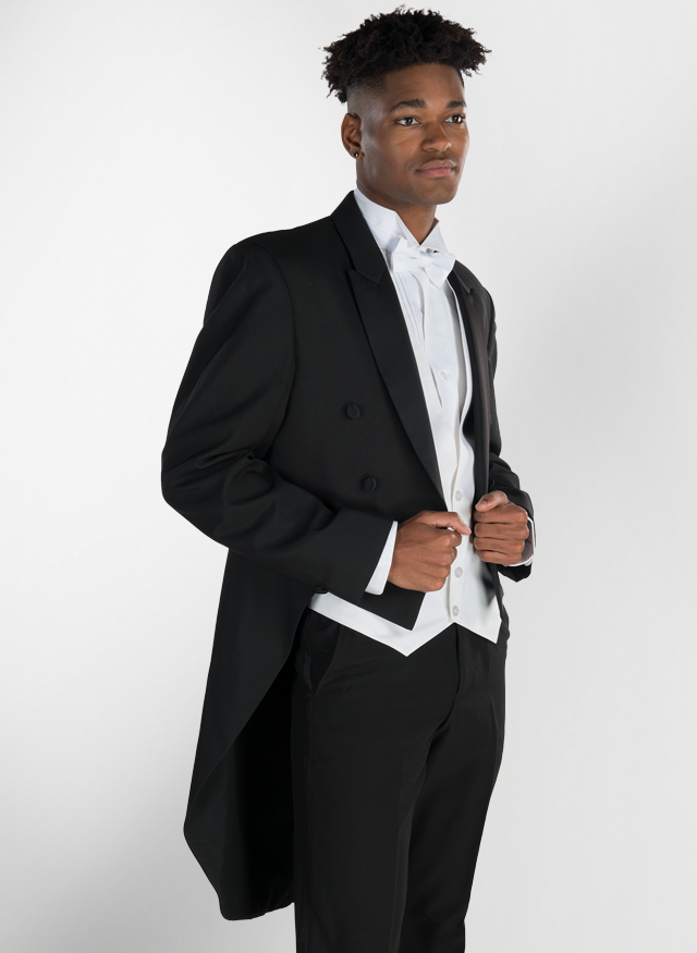 Poly Tail Tuxedo Coat